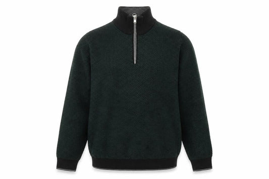 Marks & Spencer Men's Medium Green High Neck Jumper
