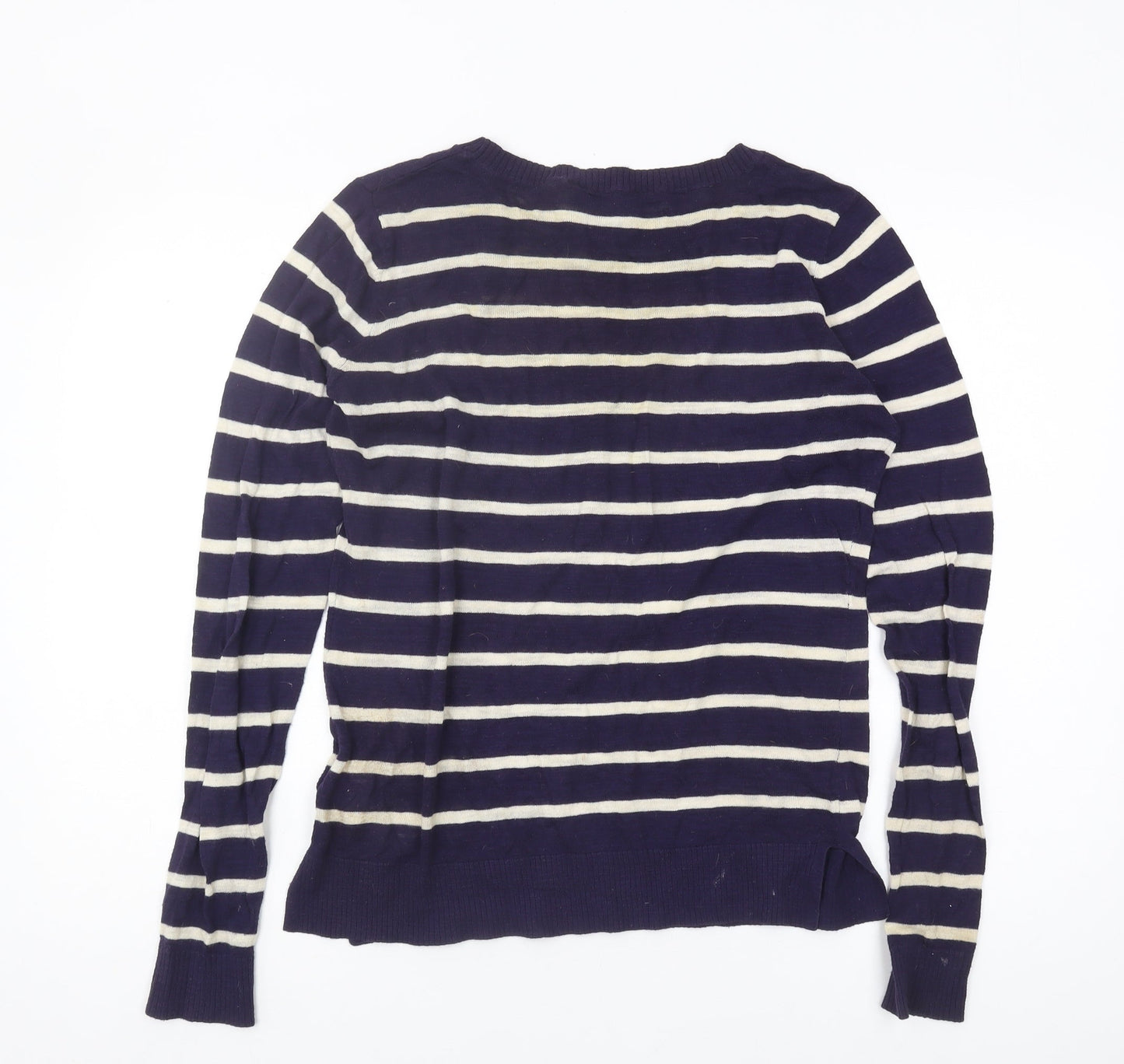 Mountain Warehouse Women's Blue Stripe Jumper Size 10