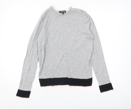 Debenhams Women's Grey Pullover Jumper Size 12