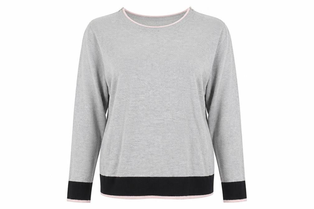 Debenhams Women's Grey Pullover Jumper Size 12