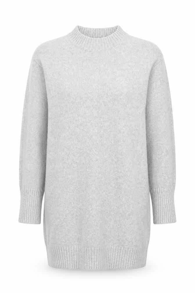 H&M Women's Grey Pullover Jumper, Medium, Crew Neck