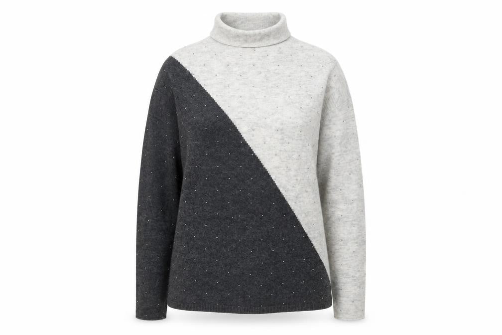 Monsoon Women's Grey Knit Jumper Size M