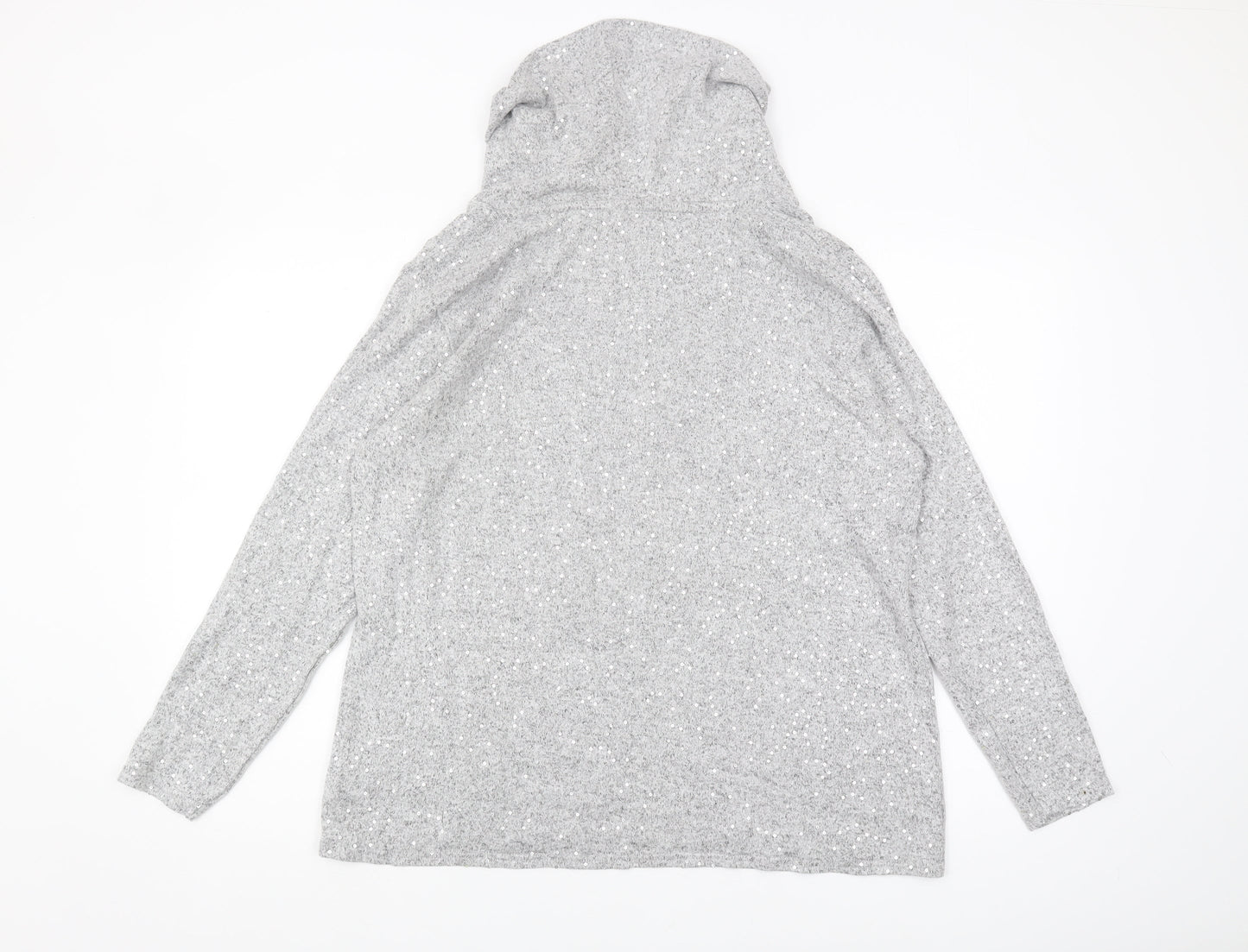 Isle Essentials Women's Grey Pullover Jumper M