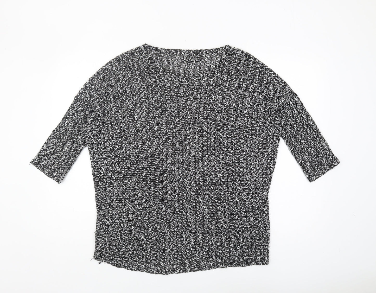 New Look Women's Black Knit Jumper Size 10