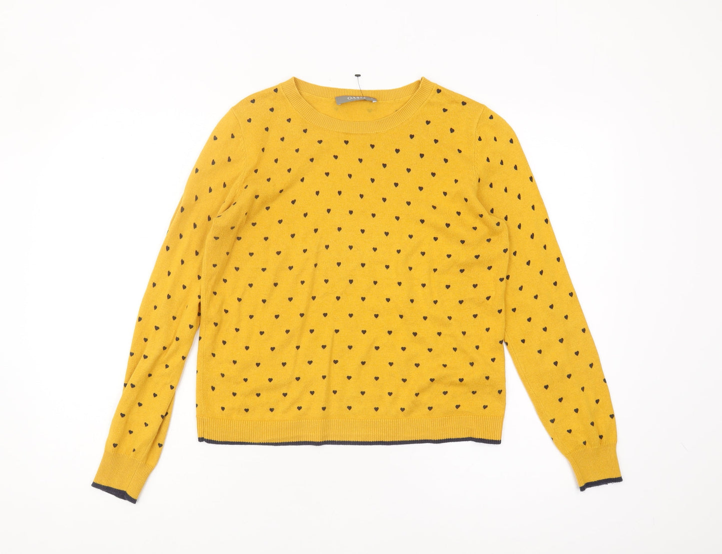 Oasis Women's Yellow Pullover Jumper S