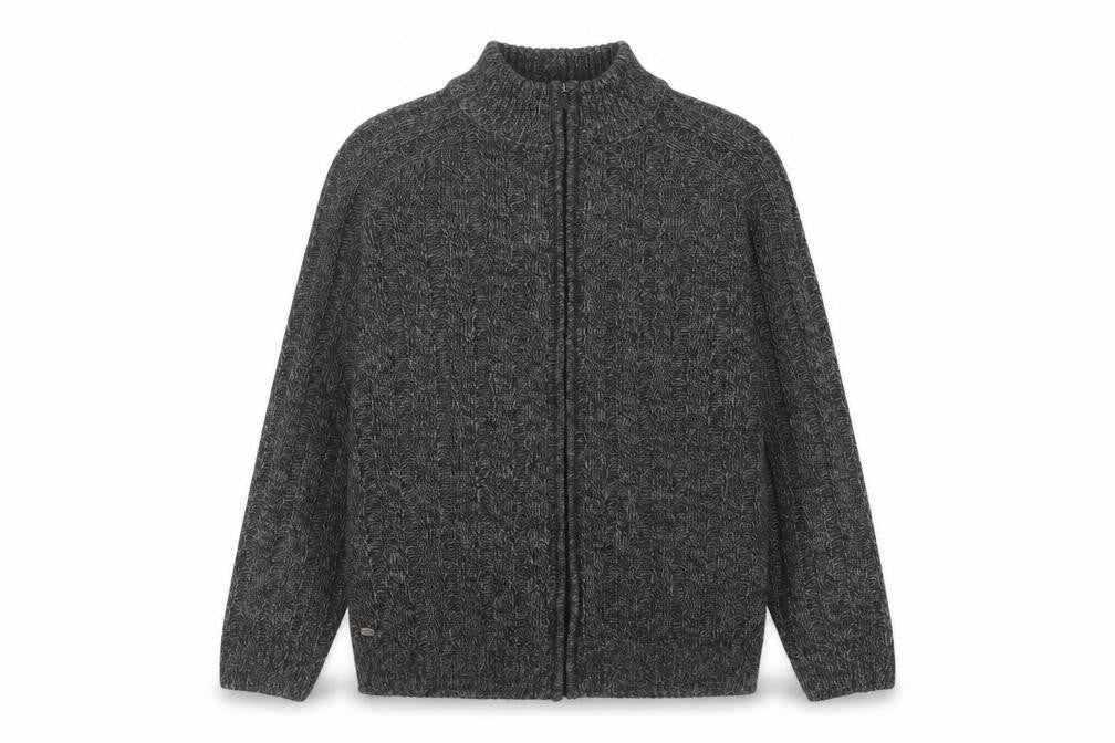 Kensington Eastside Men's Grey XL Full Zip Jumper
