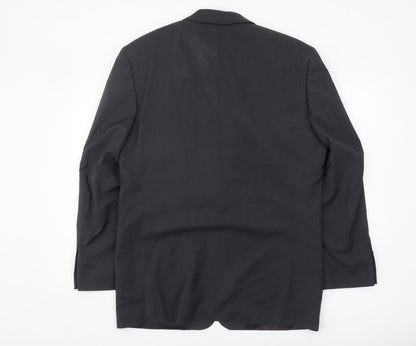 Hugo Boss Men's Grey Wool Blazer Size UK 40 Formal