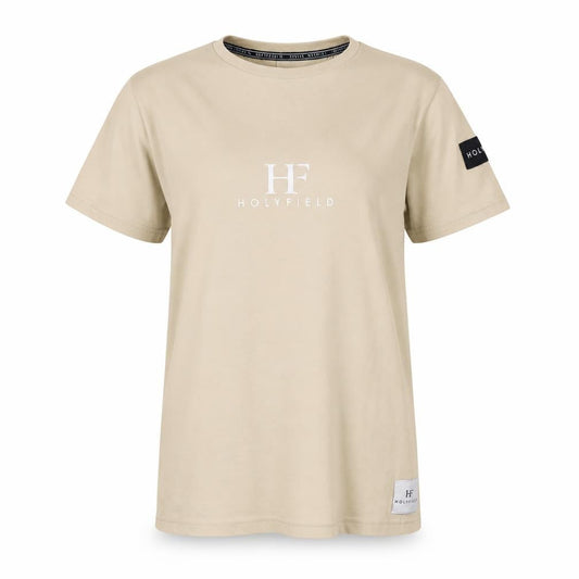 Holyfield Unisex Kids Beige Cotton T-Shirt XS Casual