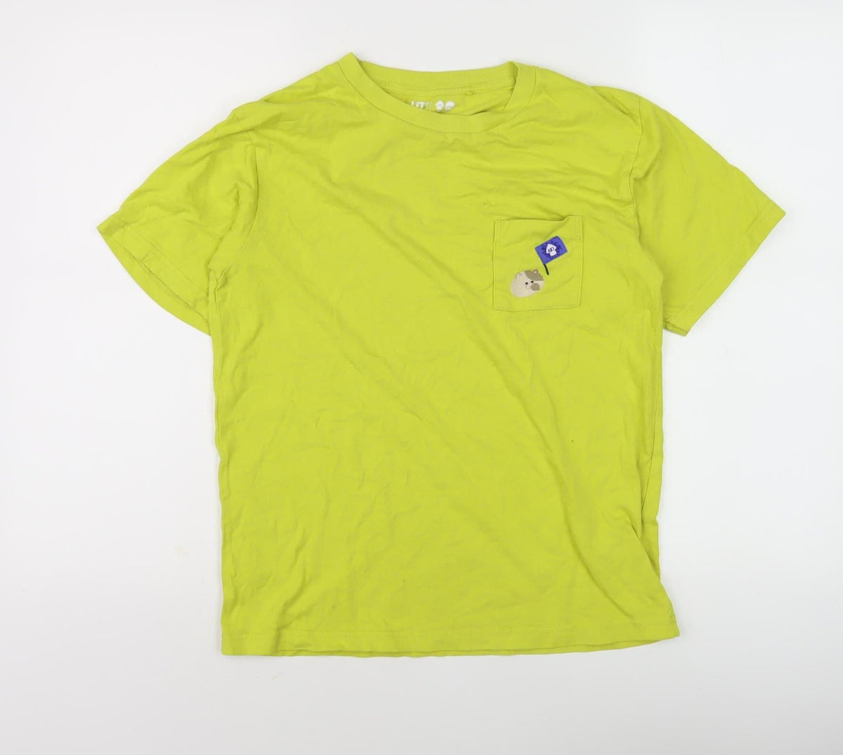 Uniqlo Boys Green T-Shirt - Splatoon, 13 Years