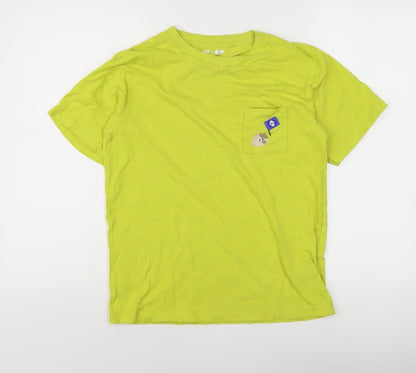 Uniqlo Boys Green T-Shirt - Splatoon, 13 Years