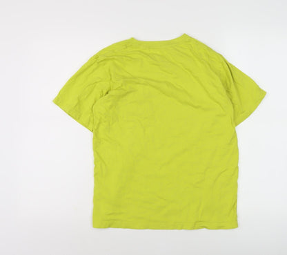Uniqlo Boys Green T-Shirt - Splatoon, 13 Years