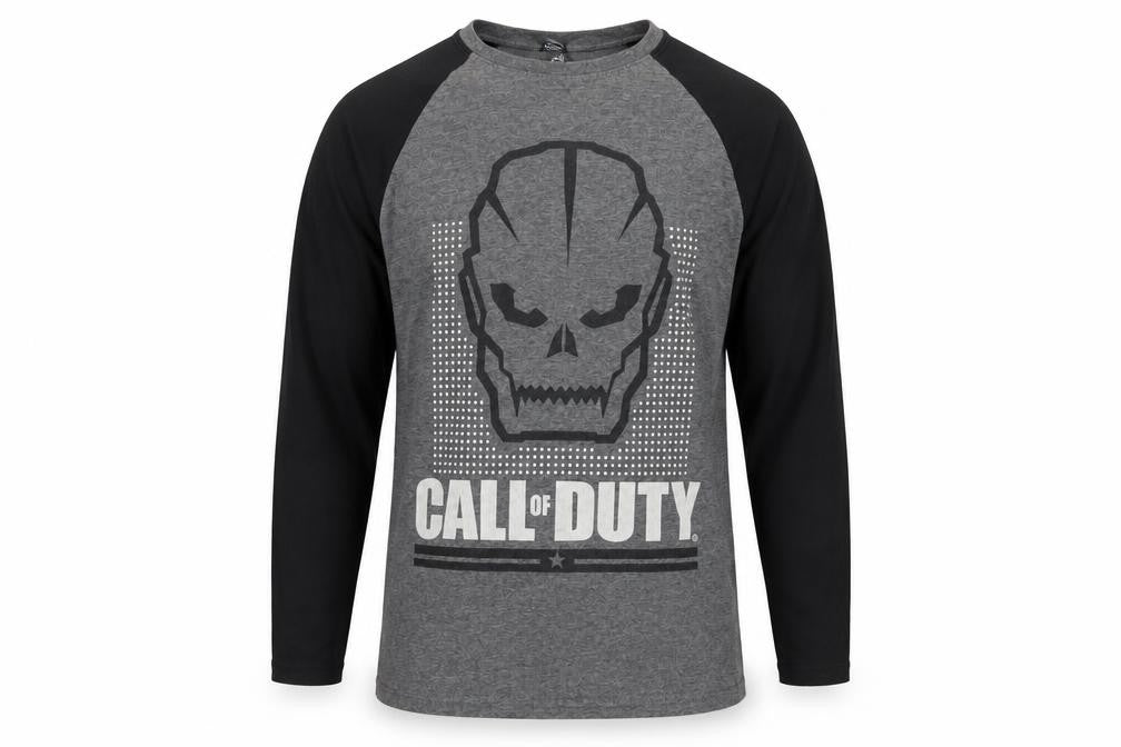 Boys Grey Black Call of Duty Graphic T-Shirt, Size 12