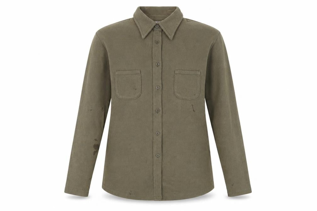 Marks & Spencer Green Button-Up Shirt, Size 12