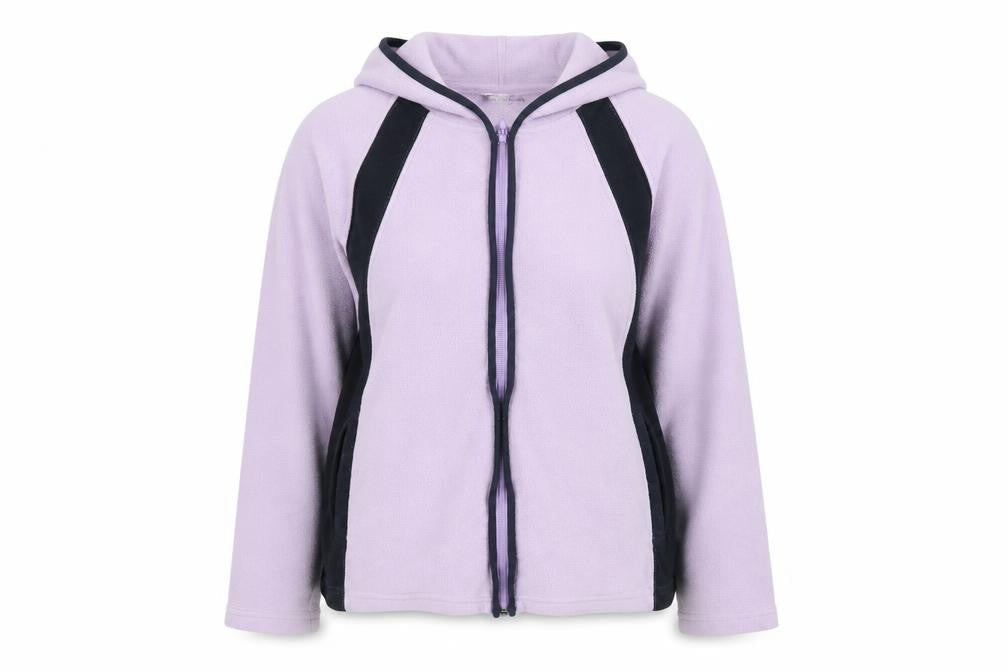 Cotton Traders Women's Purple Full Zip Hoodie Size 14