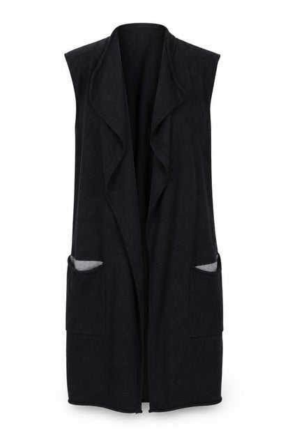 Deane & White Women's Black Sleeveless Vest M