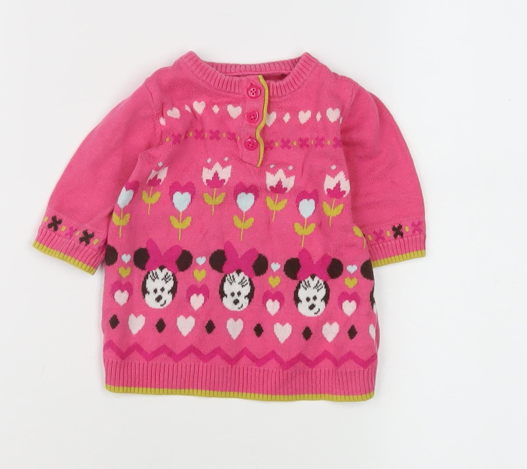 Baby Cardigan George Girls Jumpers Knitted Cardigan With Button