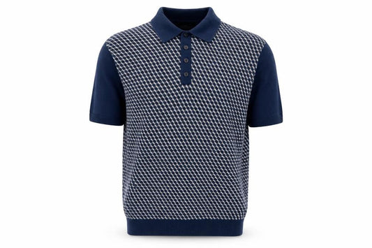 Marks & Spencer Men's Blue Henley Jumper L