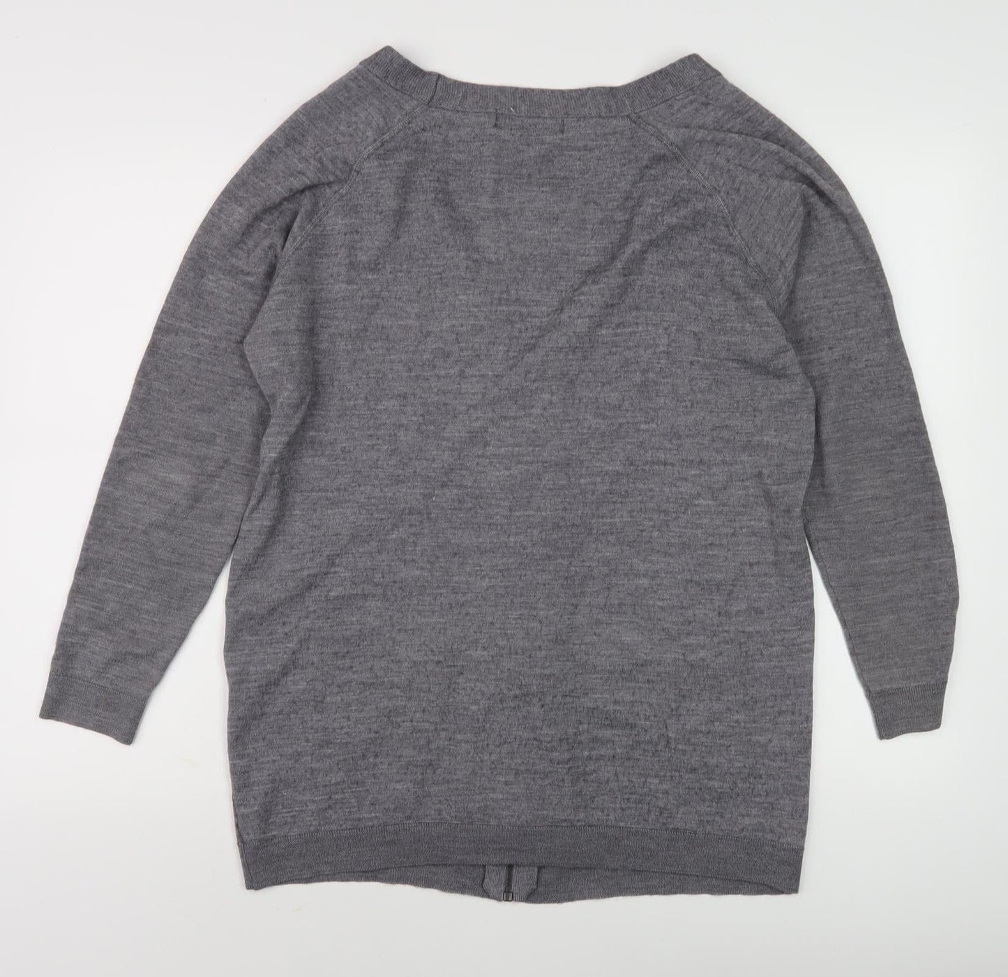 Limited Collection Grey Full Zip Women's Jumper Size 16