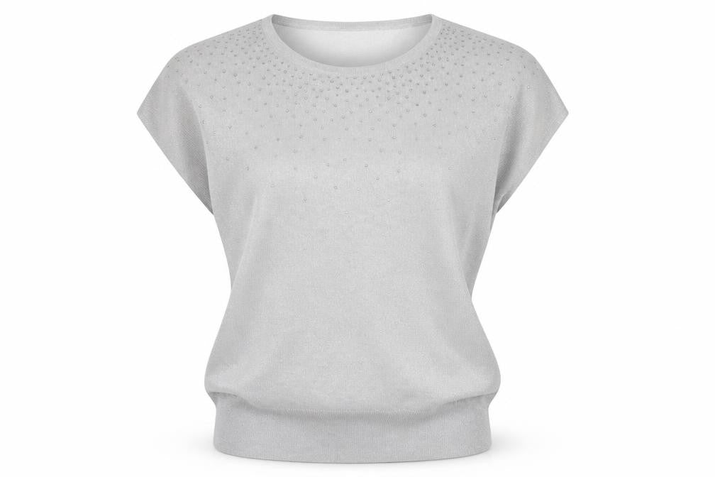 Wallis Women's Grey Pullover Jumper, Crew Neck, Size M