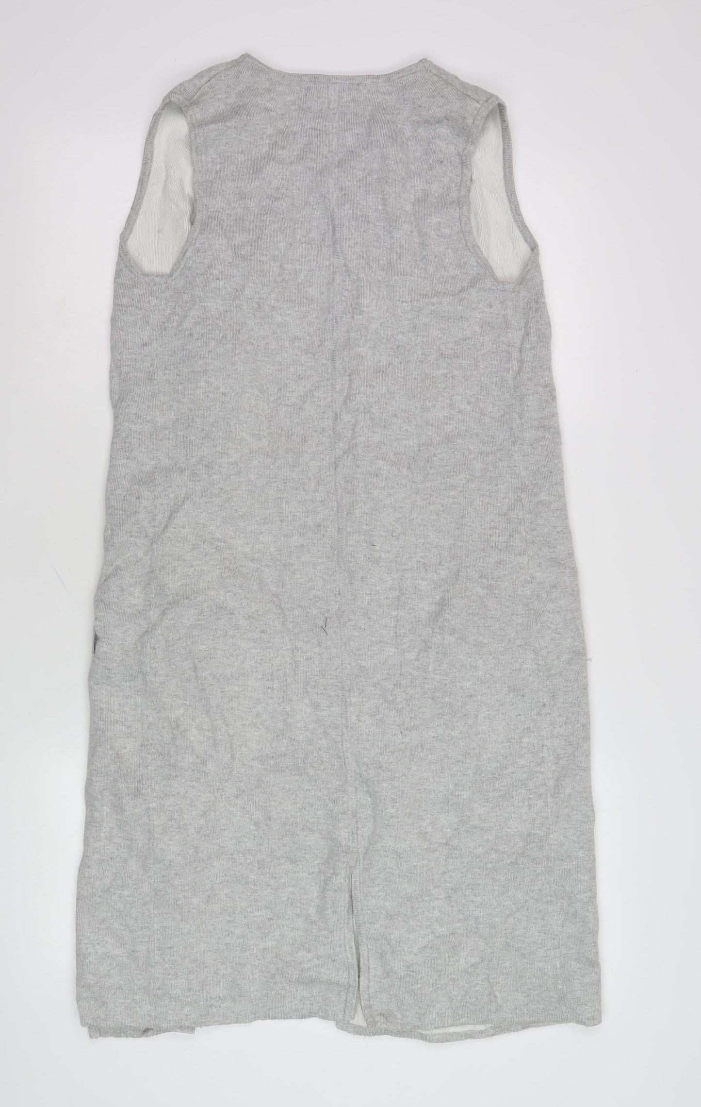 Mint Velvet Women's Grey Sleeveless Knit Vest - Size S