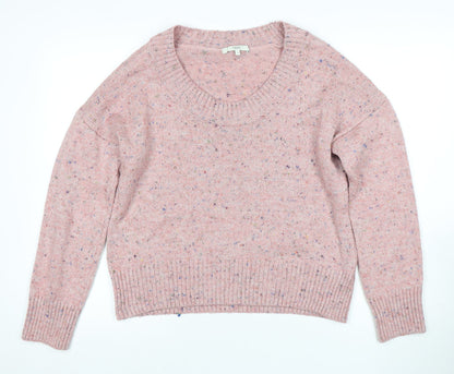 Next Women's Pink Pullover Jumper, Size 12, Round Neck