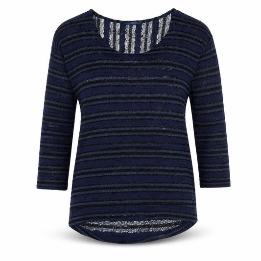Next Women's Blue Striped Pullover Jumper Size 14