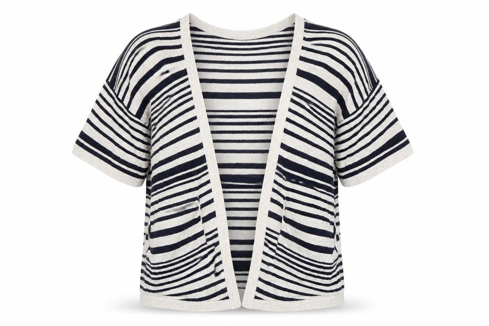 Warehouse Women's Striped Cardigan Multicolour Size 12