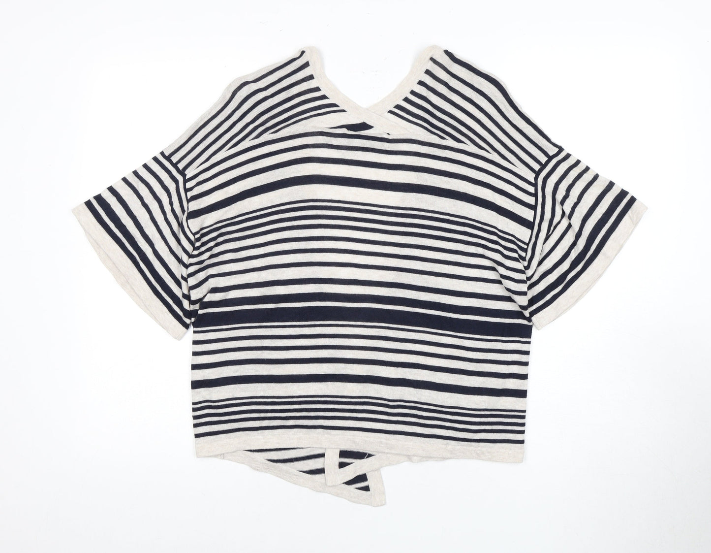 Warehouse Women's Striped Cardigan Multicolour Size 12