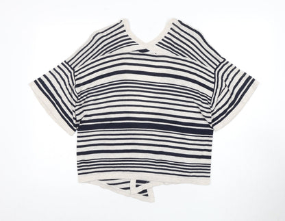 Warehouse Women's Striped Cardigan Multicolour Size 12