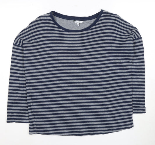 Next Women's Blue Striped Pullover Jumper Size 12