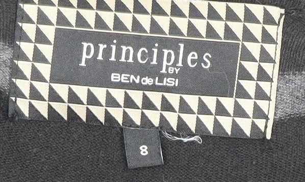 Principles by Ben de Lisi Women's Black Cardigan Size 8