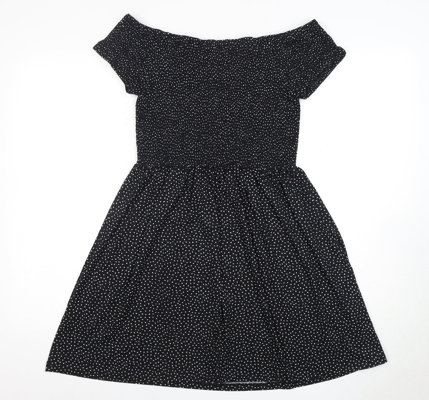 BRAVE SOUL Women's Black Off Shoulder Dress, Size 2