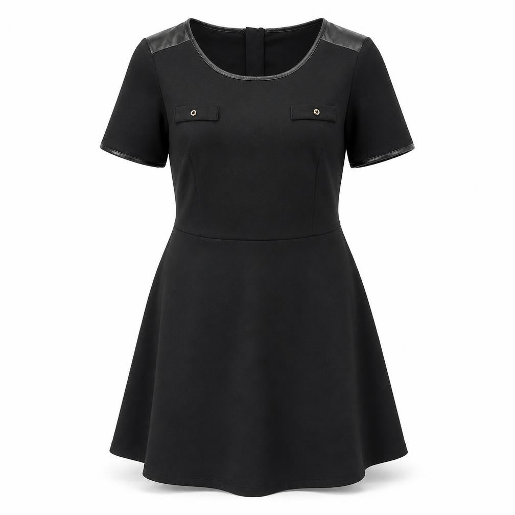 Yumi Women's Black A-Line Dress Size 12