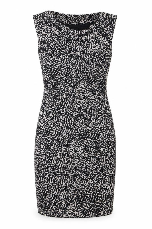 Austin Reed Women’s Black Strapless Animal Print Dress