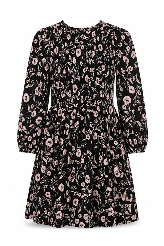 Dorothy Perkins Women's Black Floral Dress Size 12