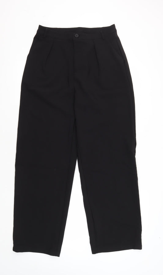 Dazy Women's Black Trousers, Size L, Polyester