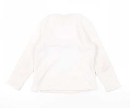 Disney Girls White Minnie Mouse Fleece Pyjama Top 6-7 Years