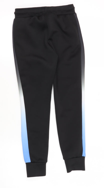 Back view of Sonneti boys’ black jogger trousers, size M