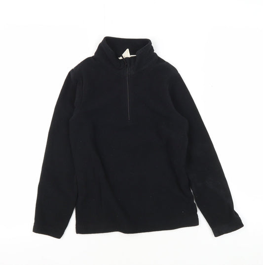 Mountain Warehouse Girls Black Fleece Pullover, 8 Years