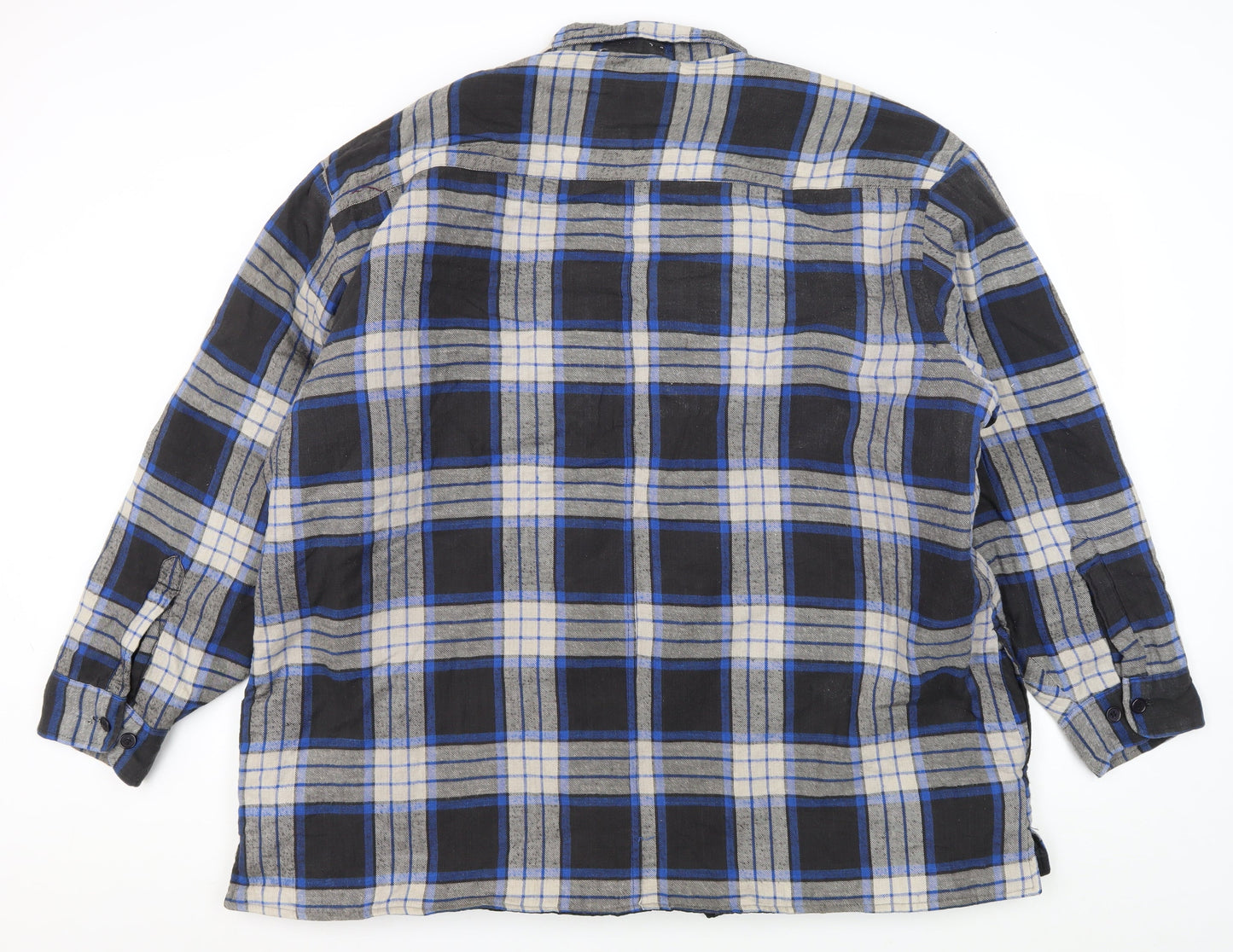 Northern Lakes Men's Blue Check Quilted Jacket 2XL