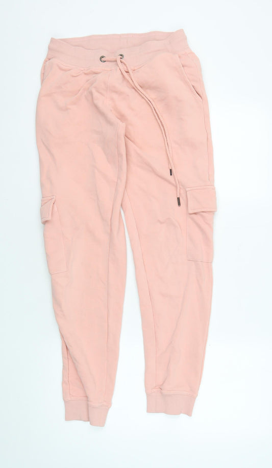 Aero Women's Pink Jogger Trousers Size M