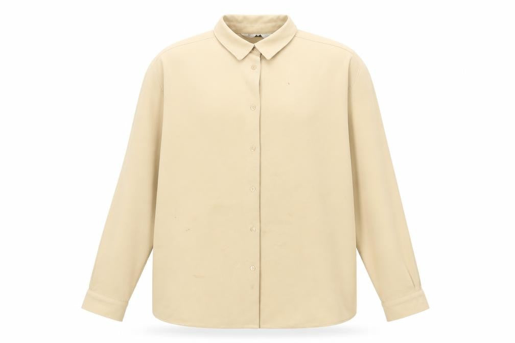 Jumper Men's XL Beige Button-Up Long Sleeve Shirt