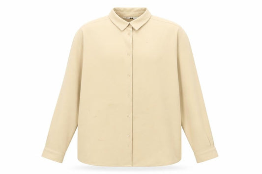 Jumper Men's XL Beige Button-Up Long Sleeve Shirt