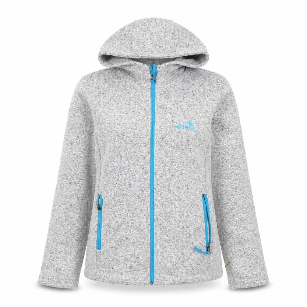 Wild Kiwi Grey Women's Basic Jacket, M, Hooded, Outdoor