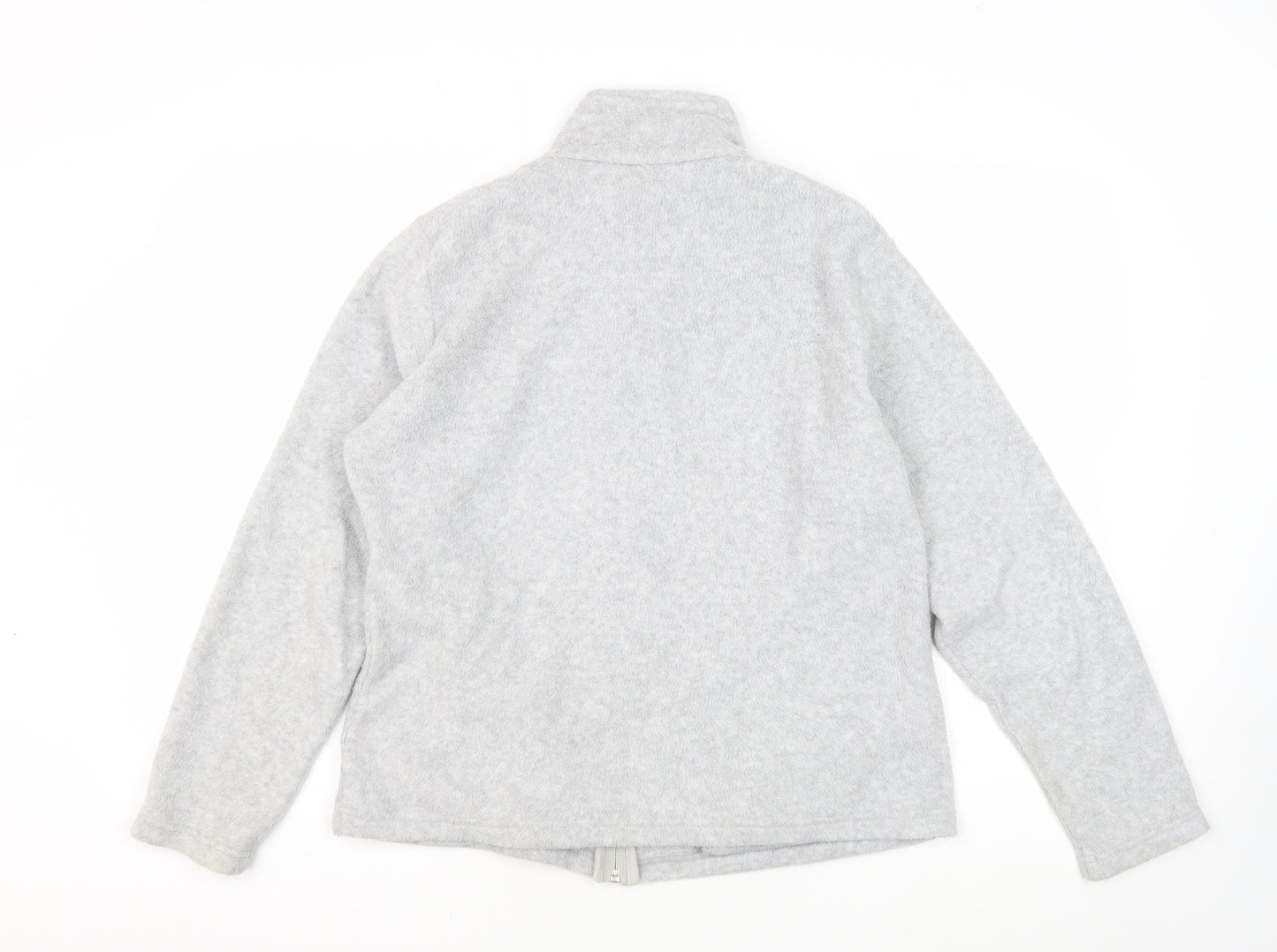 Marks & Spencer Women's Grey Full Zip Jacket Size 16