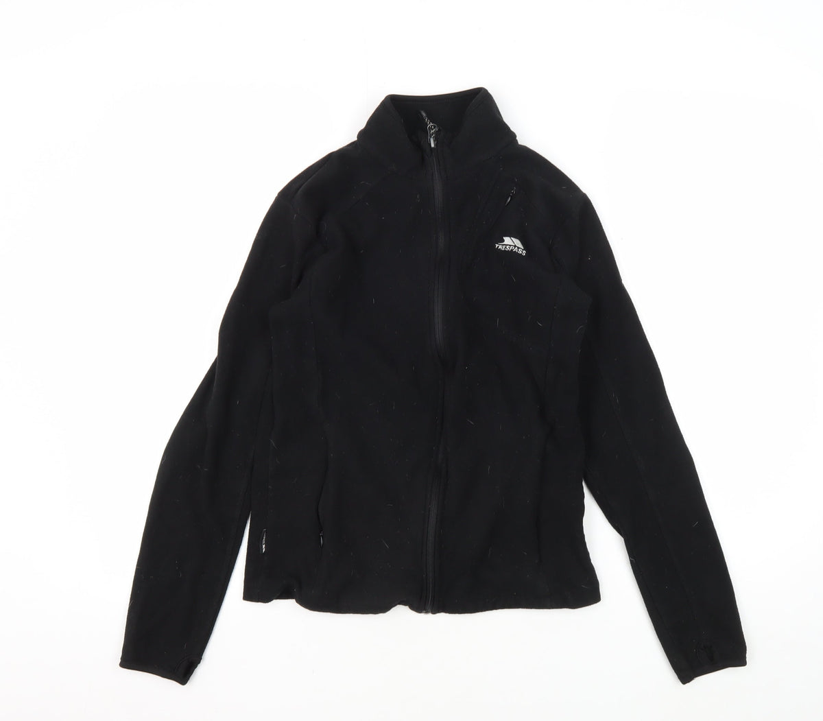 Trespass Women's Black Full Zip Jacket Size 10 Activewear