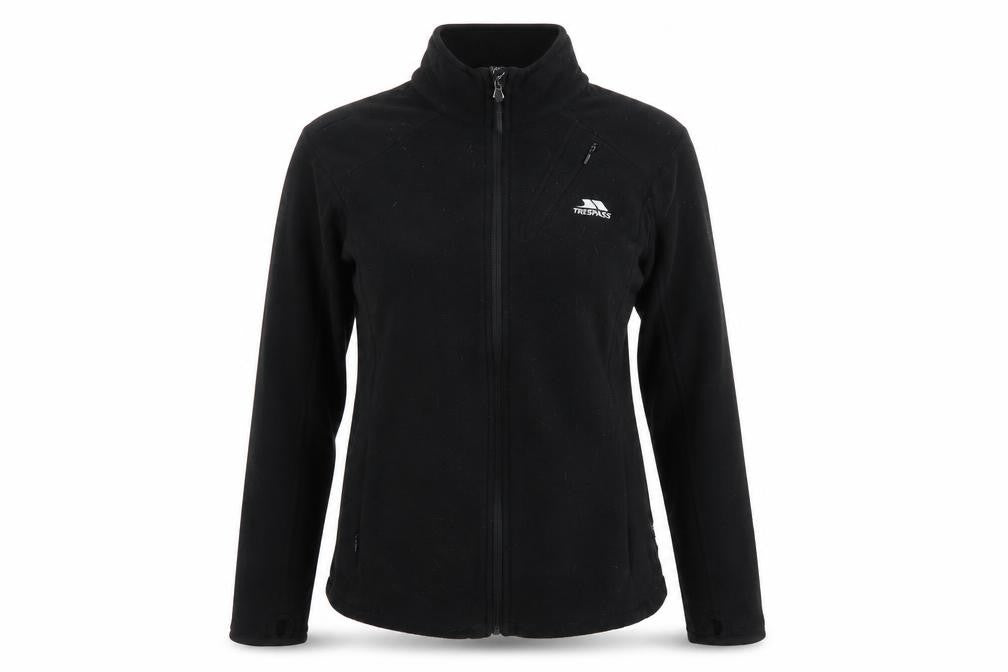 Trespass Women's Black Full Zip Jacket Size 10 Activewear
