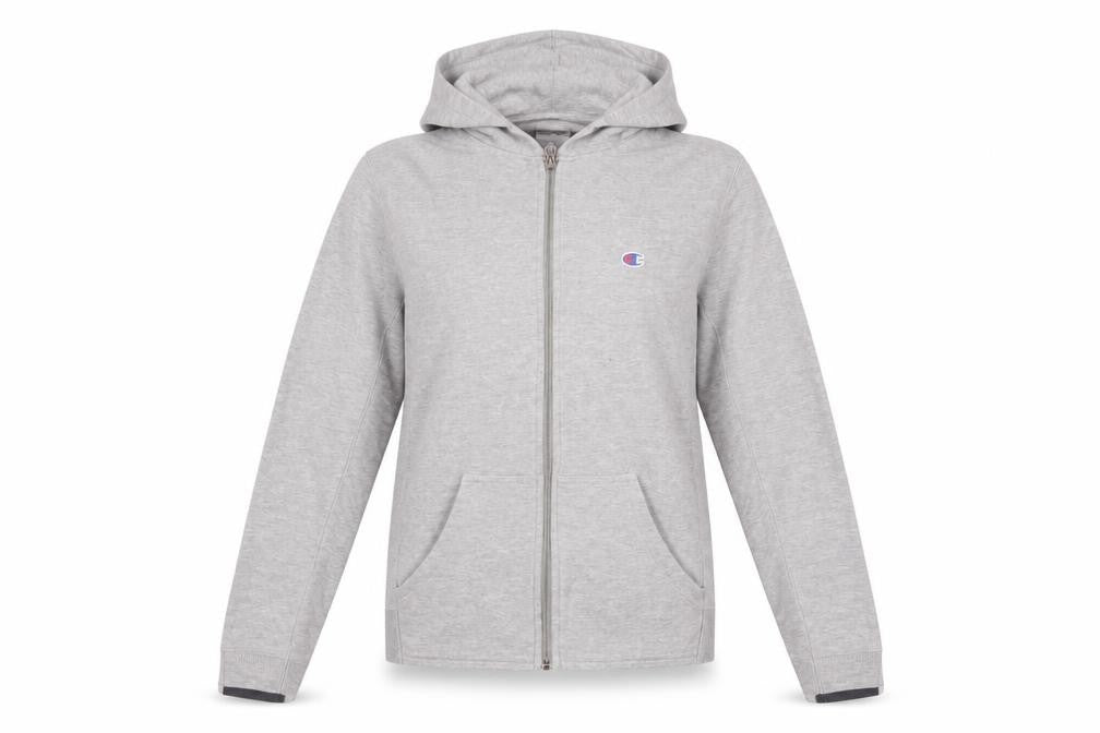 Champion Unisex Grey S Full Zip Hoodie