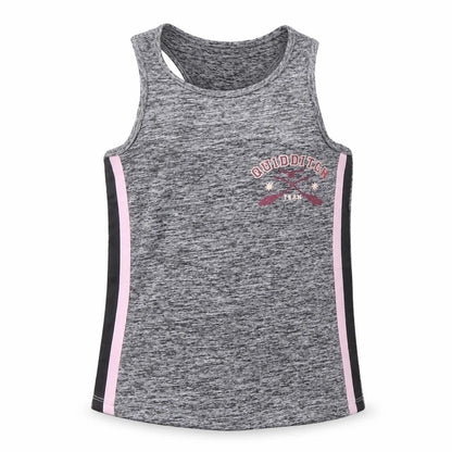 Front view of Harry Potter girls’ grey tank top 9-10 years