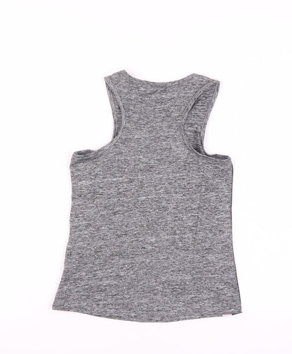 Back view of Harry Potter girls’ grey tank top 9-10 years